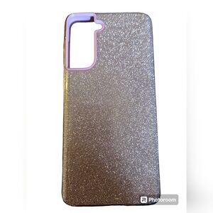 SAMSUNG Galaxy S21 Sparkly Pink Case